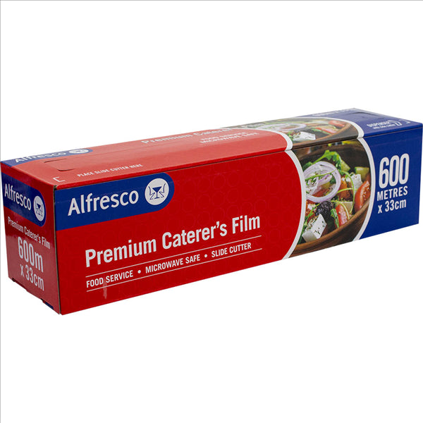 Alfresco Premium Caterer's Film Cling Wrap 600m x 33cm