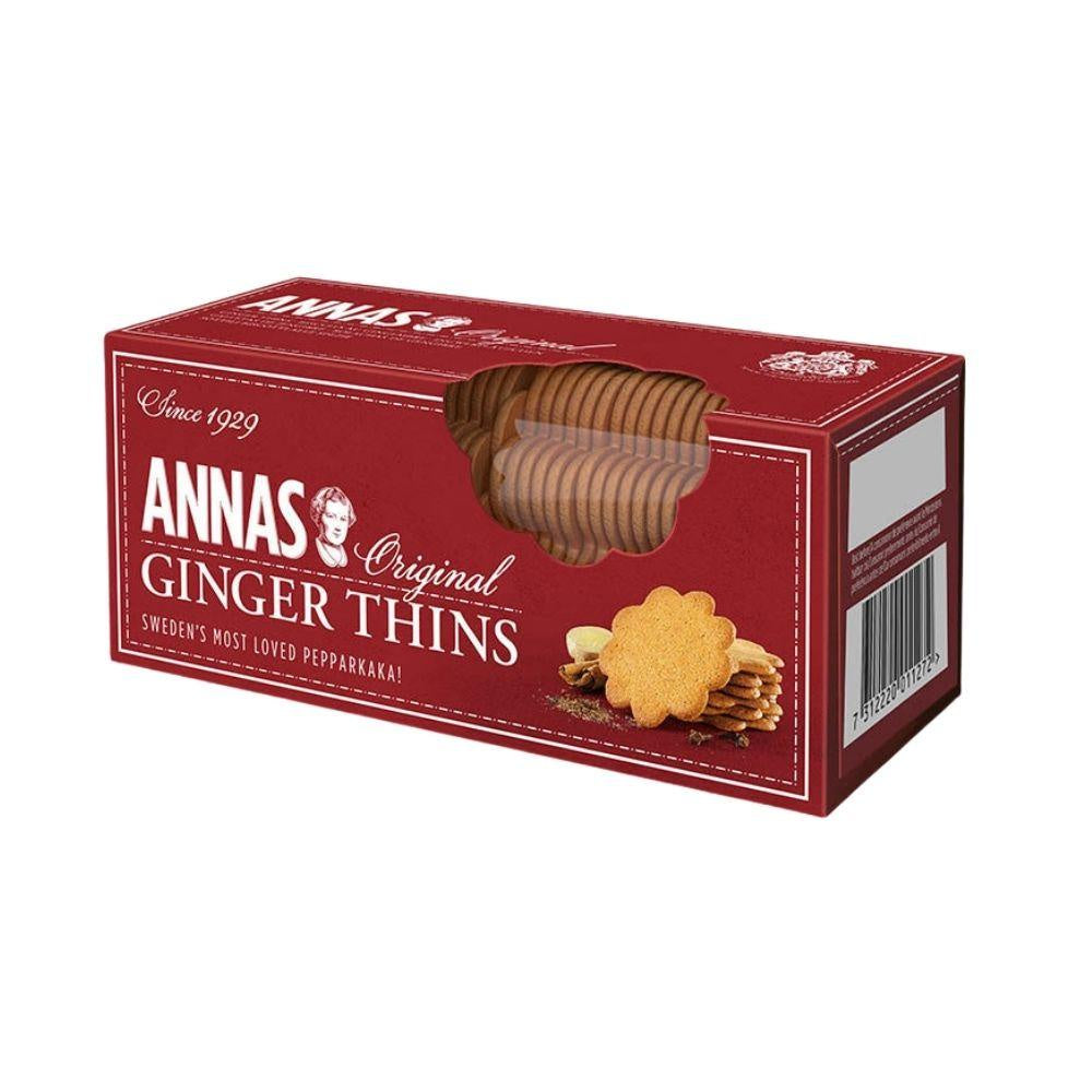 Annas Thins Ginger Biscuits 150g