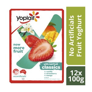 Yoplait Classics Punnet Yoghurt 100g 12pk