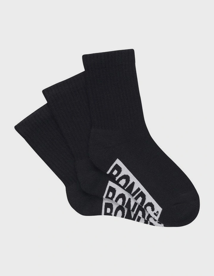 Bonds Cushioned Crew Sock 3pk