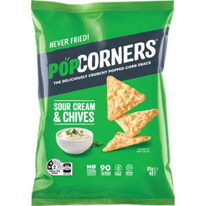 Popcorners Sour Cream & Chive Snacks 85g