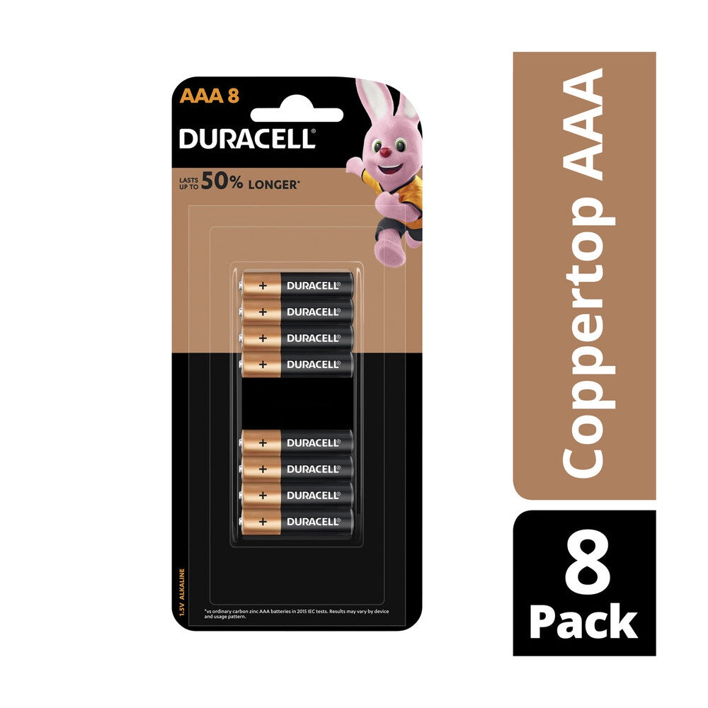 Duracell  AAA Coppertop Batteries 8pk