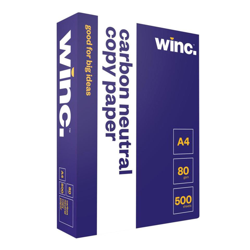 Winc A4 80gsm White Copy Paper 500pk