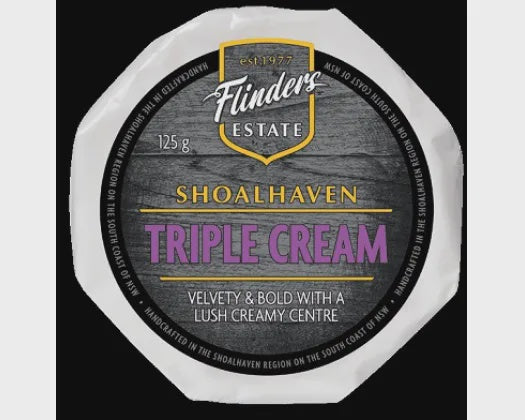 Flinders Estate Shoalhaven Triple Cream Brie 125g