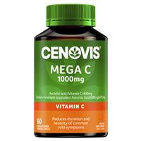 Cenovis Mega C Orange Chewable Tablet 1000mg 60pk