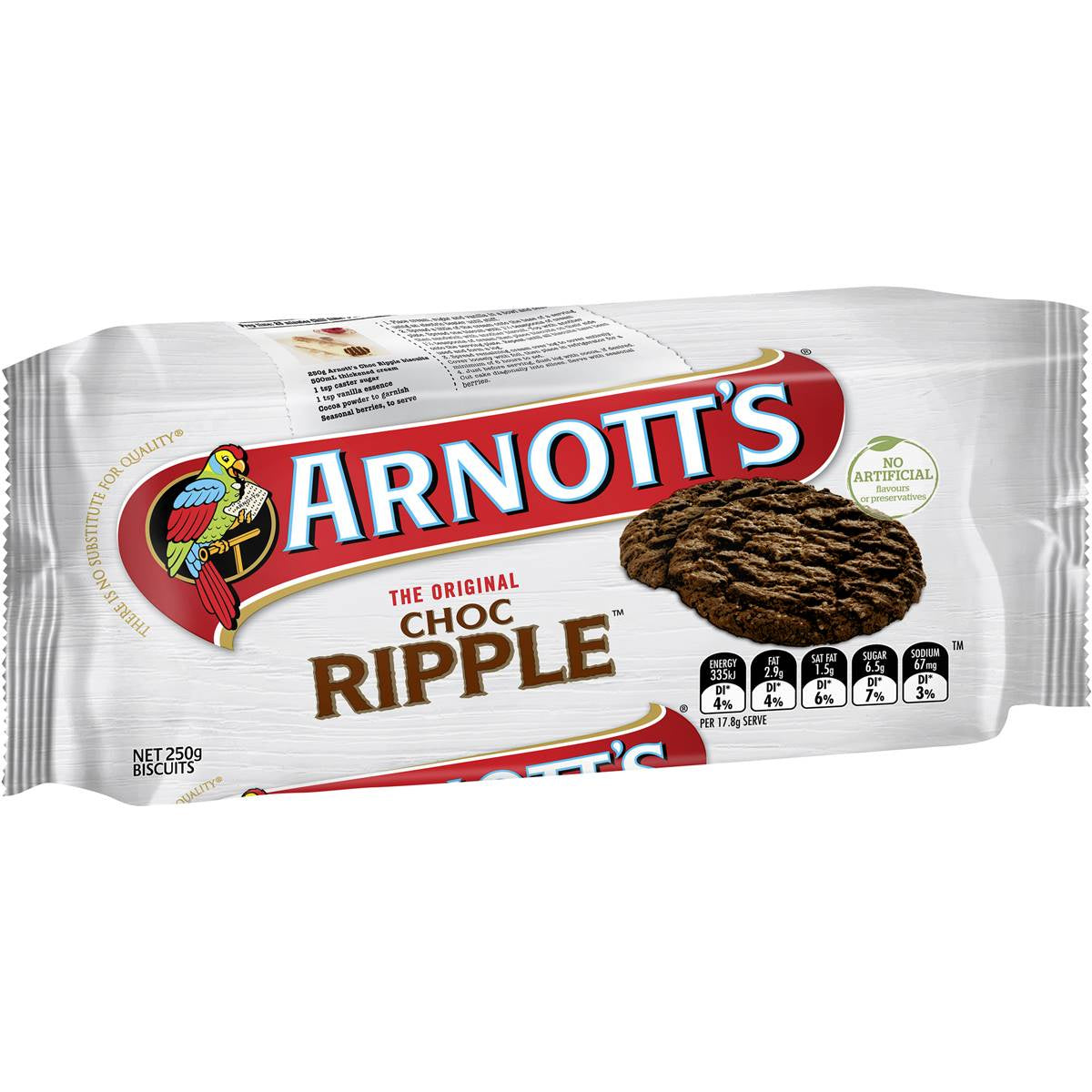 Arnotts Chocolate Ripple Biscuits 250g