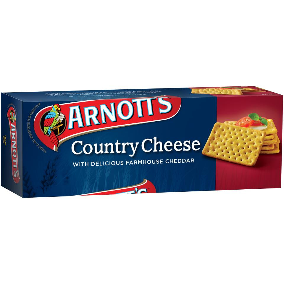 Arnotts Country Cheese Biscuits 250g