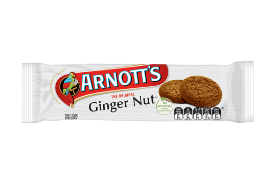 Arnotts Gingernut Biscuits 250g