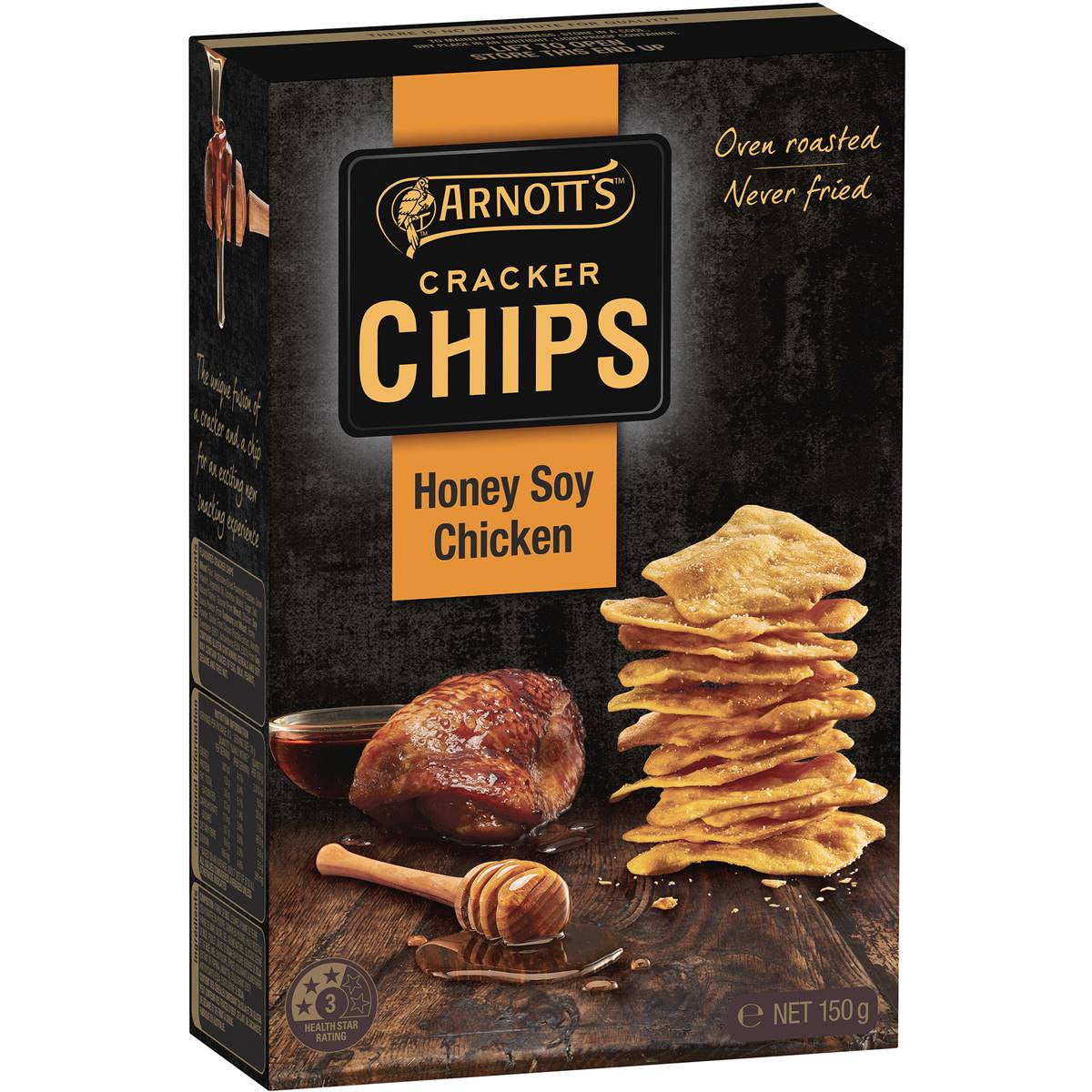 Arnotts Honey Soy Chicken Cracker Chips 150g