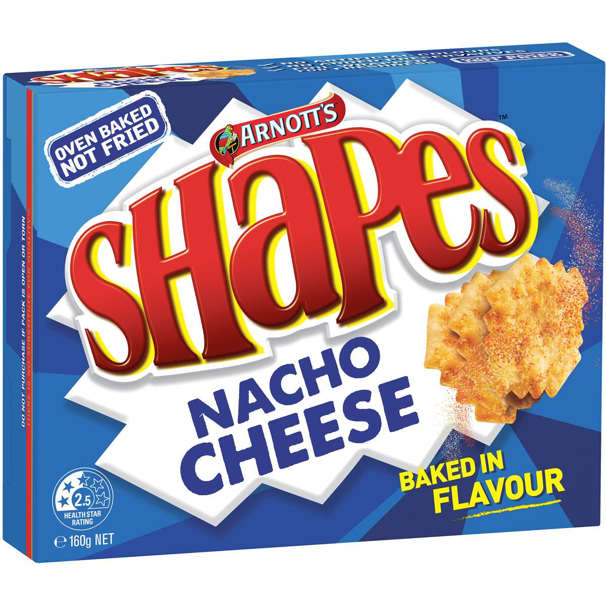 Arnotts Nacho Cheese Shapes 160g