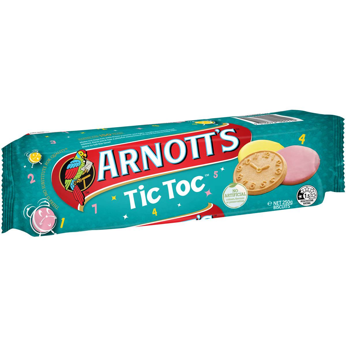 Arnotts Tic Toc Biscuits 250g