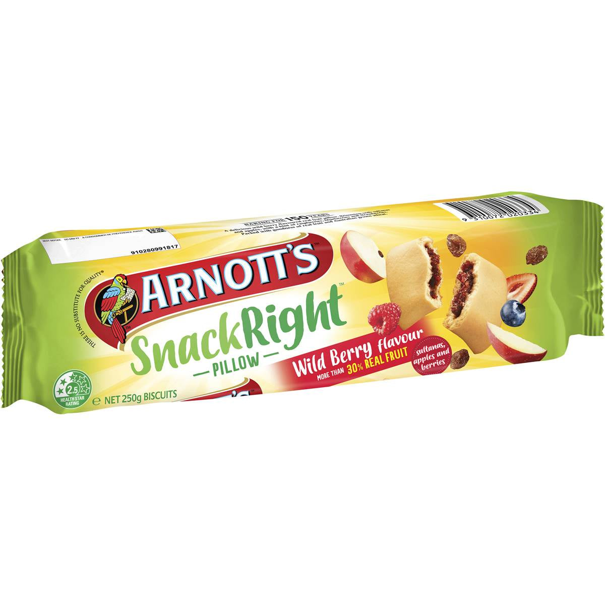 Arnotts Wild Berry Snack Right 250g