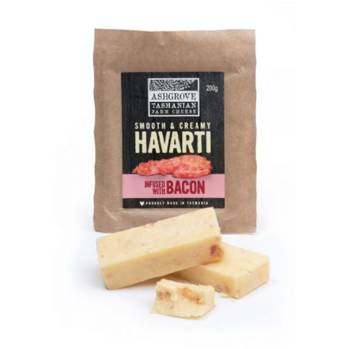 Ashgrove Bacon Infused Havarti 200g