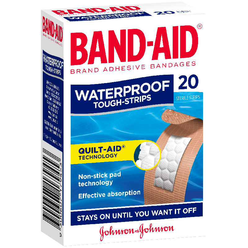 Band-Aid Tough Strips Waterproof Strips 20pk