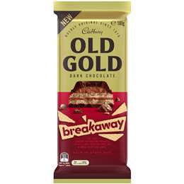 Cadbury Old Gold Breakaway Chocolate Block 180g