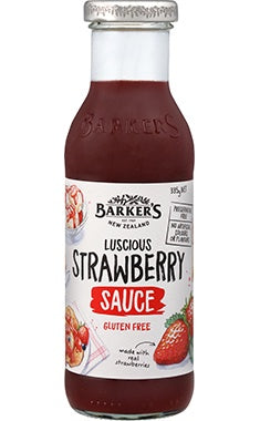 Barkers GF Strawberry Sauce 365g