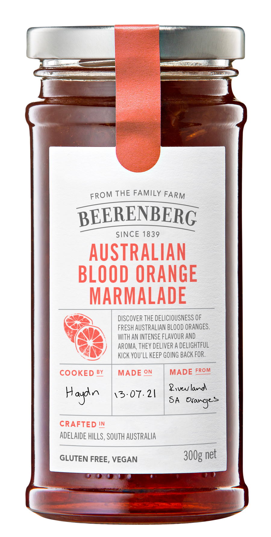 Beerenberg Blood Orange Marmalade 300g