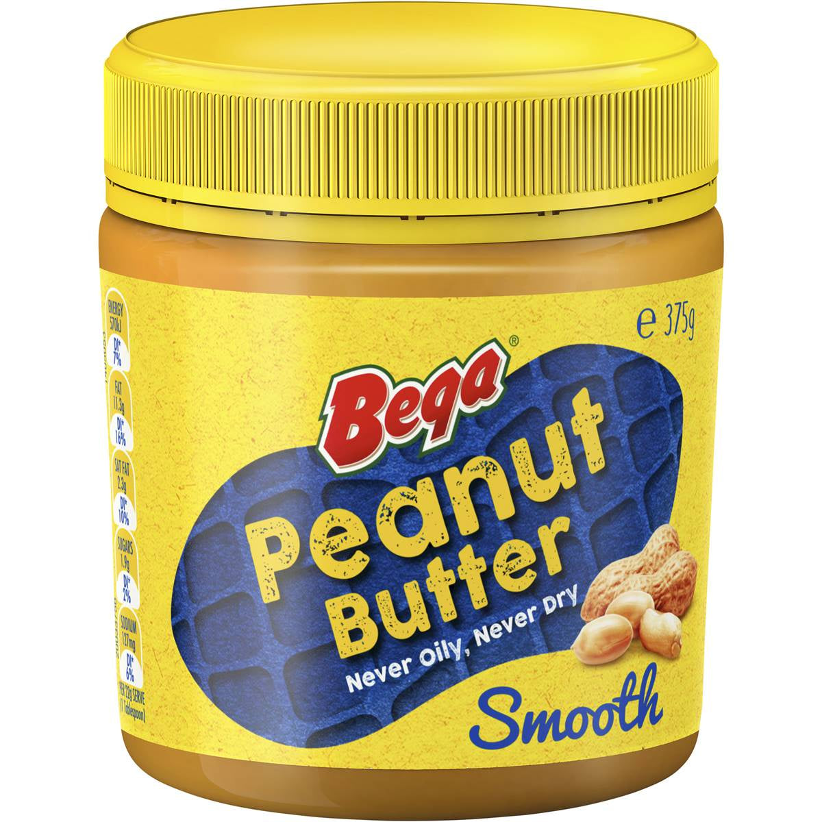 Bega Smooth Peanut Butter 375g