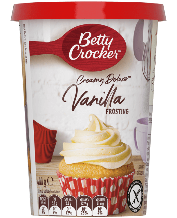 Betty Crocker Vanilla Creamy Deluxe Frosting 400g