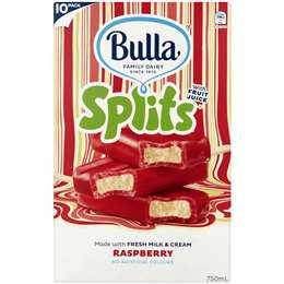 Bulla Raspberry Splits 10pk