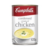 Campbells Cream of Chicken Condensed Soup 420g