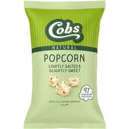 Cobs Lightly Salted Slightly Sweet Popcorn 120g