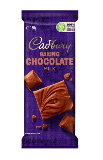 Cadbury Milk Baking Chocolate 180g