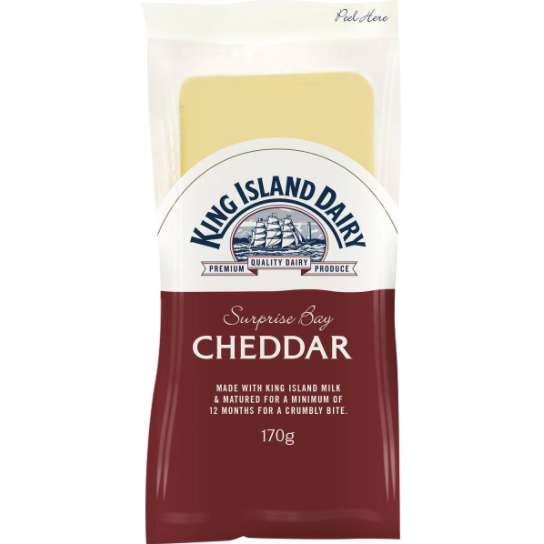 King Island Surprise Bay Cheddar 170g