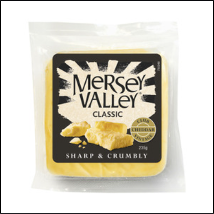 Mersey Valley Classic Cheddar Cheese 235g