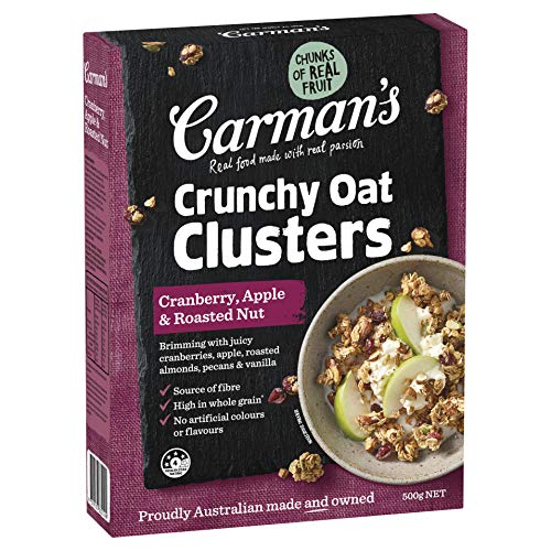 Carmans Cranberry & Apple Clusters 500g