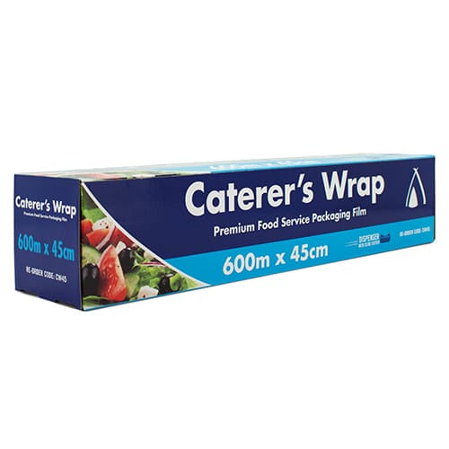 Caterer's Wrap Premium Food Service Film Cling Wrap 600m x 33cm