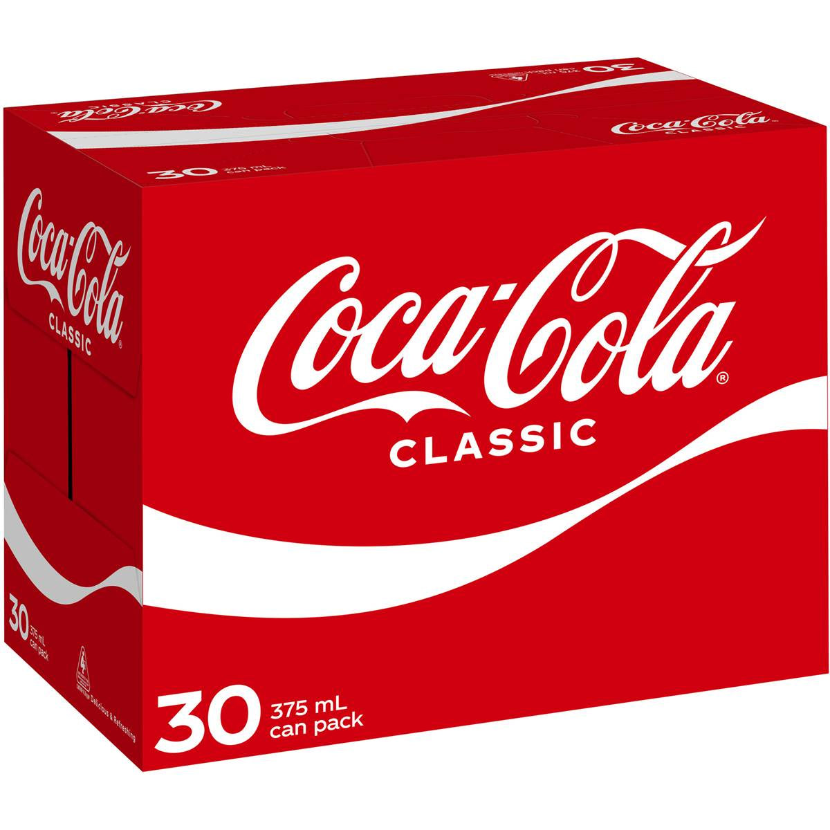 Coca-Cola Classic Coke Cans 375ml 30pk