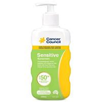 Cancer Council Sensitive Sunscreen SPF50+ 200ml