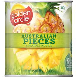 Golden Circle Pineapple Pieces in Natural Juice 440g