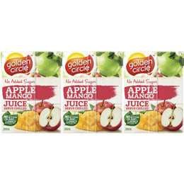 Golden Circle Apple Mango Juice NAS 200ml 6pk