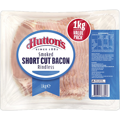 Huttons Shortcut Bacon 1kg