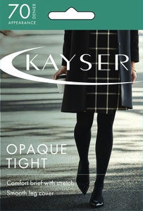 Kayser Black 70 Denier Opaque Tight