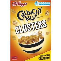 Kelloggs Crunchy Nut Clusters Corn Flakes 450g