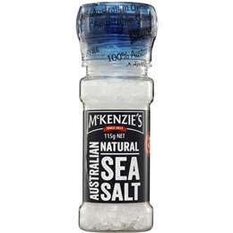 McKenzies Australian Natural Sea Salt Grinder 115g