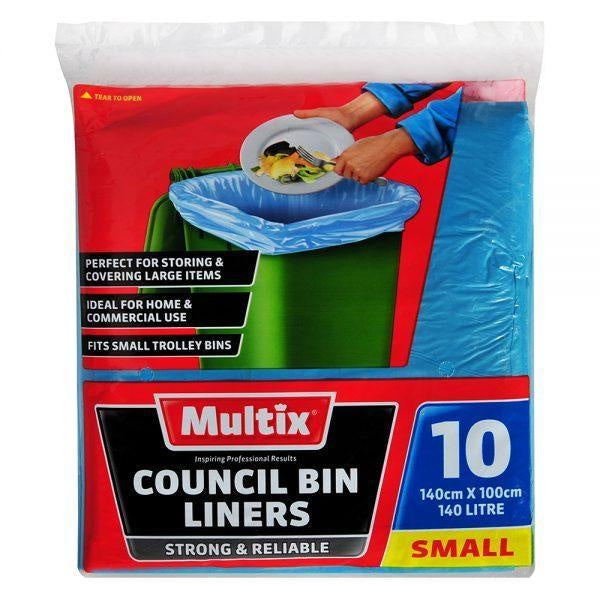 Multix Council Bin Liners 140l 10pk