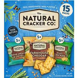 The Natural Cracker Co Variety Pack 300g 15pk