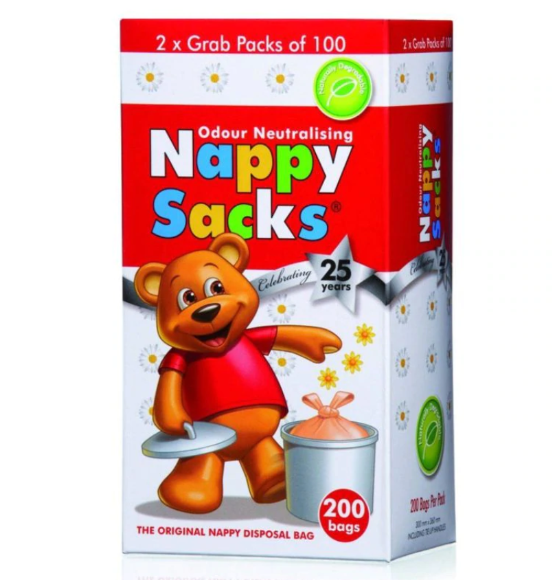 Nappy Sacks Disposal Bags 200pk