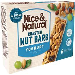 Nice & Natural Yoghurt Nut Bar 6pk