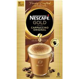 Nescafe Gold Cappuccino Original Sachets 8pk