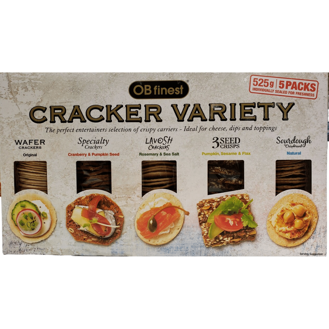 OB Finest Cracker Variety 525g 5pk