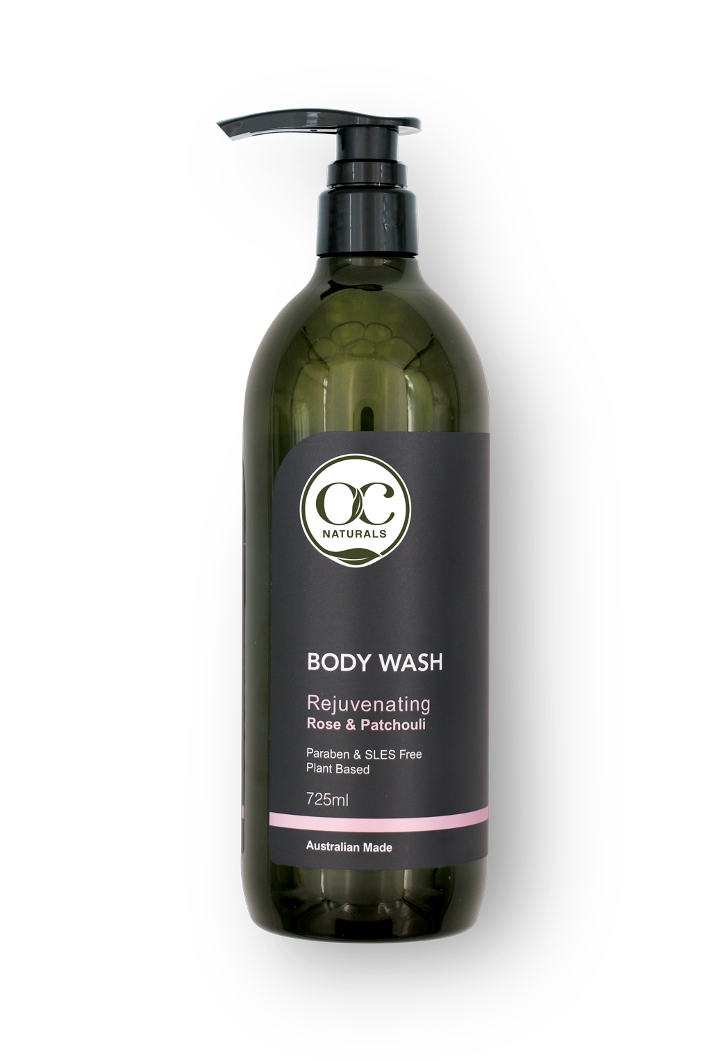OC Naturals Rose & Patchouli Rejuvenating Body Wash 725ml