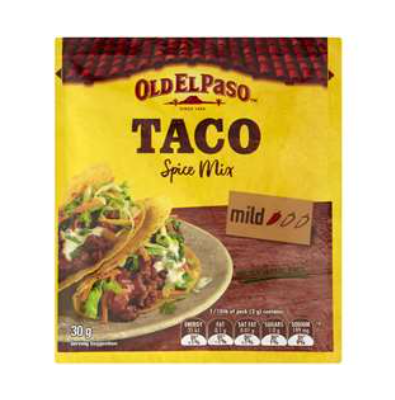 Old El Paso Mild Taco Spice Mix 30g