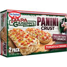 Papa Giuseppis Tomato & Cheese Panini 250g 2pk