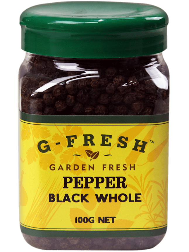 G-Fresh Garden Fresh Whole Black Peppercorns 100g