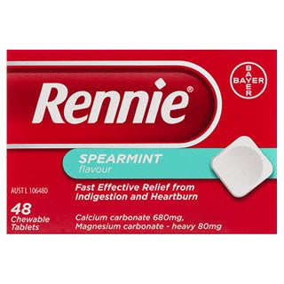 Rennie Spearmint 48pk